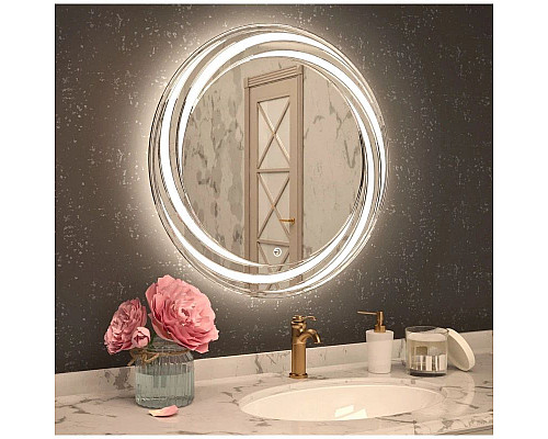 Купить Зеркало 80х80 см Art&Max Romantic AM-Rom-800-800-DS-F в магазине сантехники Santeh-Crystal.ru
