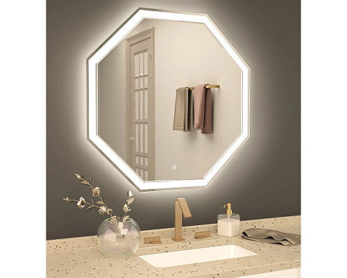 Приобрести Зеркало 70х70 см Art&Max Argo AM-Arg-700-700-DS-F в магазине сантехники Santeh-Crystal.ru