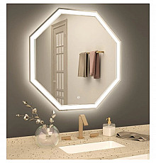 Зеркало 80х80 см Art&Max Argo AM-Arg-800-800-DS-F