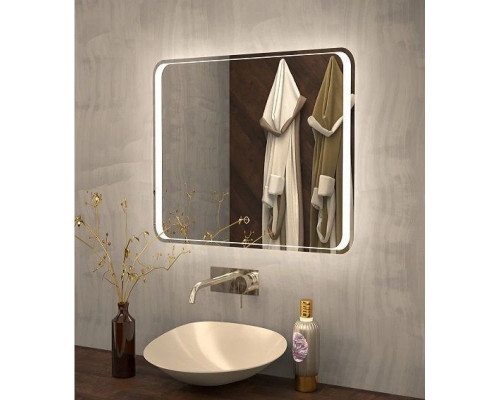 Купить Зеркало 80х80 см Art&Max Elegant AM-Ele-800-800-DS-F в магазине сантехники Santeh-Crystal.ru