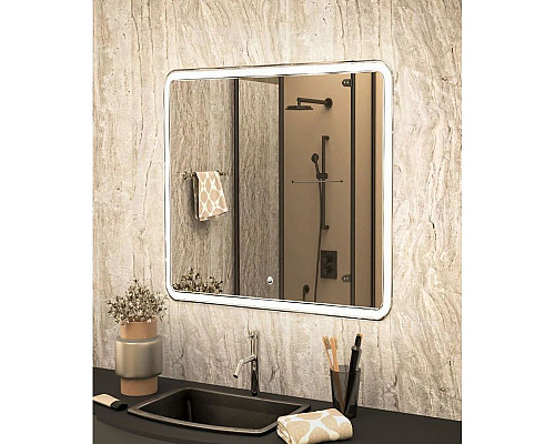 Купить Зеркало 80х80 см Art&Max Vita AM-Vit-800-800-DS-F в магазине сантехники Santeh-Crystal.ru