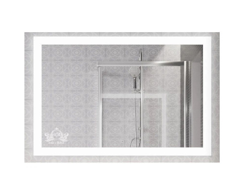 Купить Зеркало 120х70 см Art&Max Soli AM-Sol-1200-700-DS-F-H в магазине сантехники Santeh-Crystal.ru