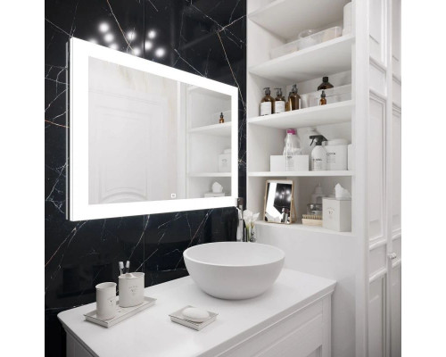 Заказать Зеркало 120х80 см Art&Max Soli AM-Sol-1200-800-DS-F-H в магазине сантехники Santeh-Crystal.ru