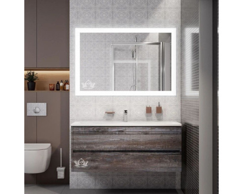 Заказать Зеркало 120х80 см Art&Max Soli AM-Sol-1200-800-DS-F-H в магазине сантехники Santeh-Crystal.ru