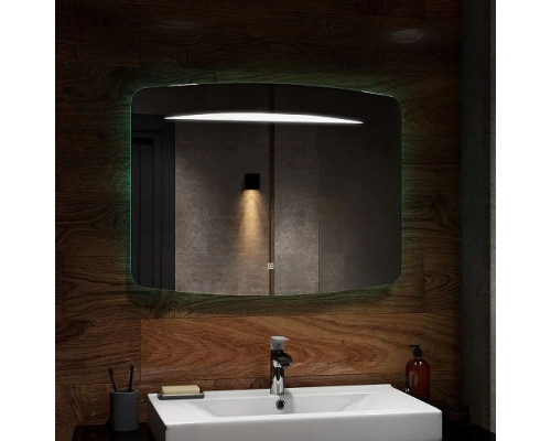 Приобрести Зеркало 90х70 см Art&Max Gina AM-Gin-900-700-DS-F-H в магазине сантехники Santeh-Crystal.ru