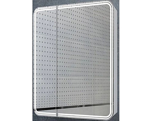 Заказать Зеркальный шкаф 80х80 см белый R Art&Max Verona AM-Ver-800-800-2D-R-DS-F в магазине сантехники Santeh-Crystal.ru