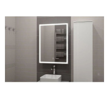 Зеркальный шкаф 60х80 см белый L Art&Max Techno AM-Tec-600-800-1D-L-DS-F