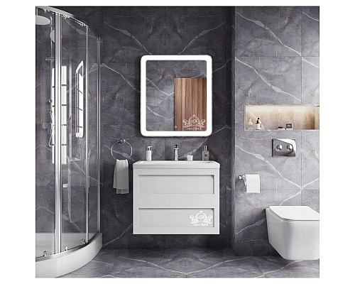 Купить Зеркало 70х80 см Art&Max Latina AM-Lat-700-800-DS-F в магазине сантехники Santeh-Crystal.ru