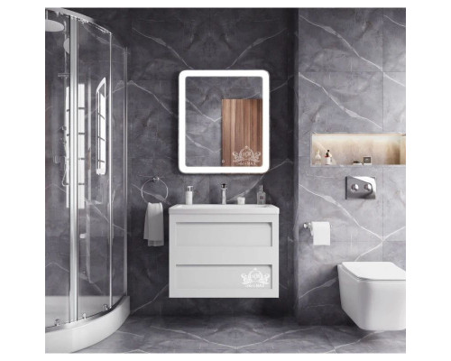 Приобрести Зеркало 60х80 см Art&Max Latina AM-Lat-600-800-DS-F в магазине сантехники Santeh-Crystal.ru