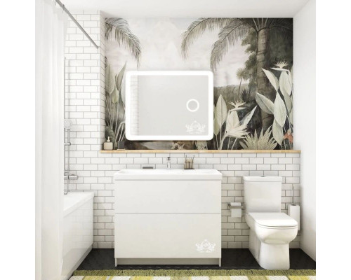 Заказать Зеркало 100х80 см Art&Max Latina AM-Lat-1000-800-DS-F-X3 в магазине сантехники Santeh-Crystal.ru