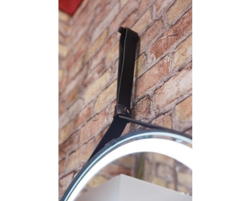 Заказать Зеркало 80х80 см Art&Max Milan AM-Mil-800-DS-F-Nero в магазине сантехники Santeh-Crystal.ru