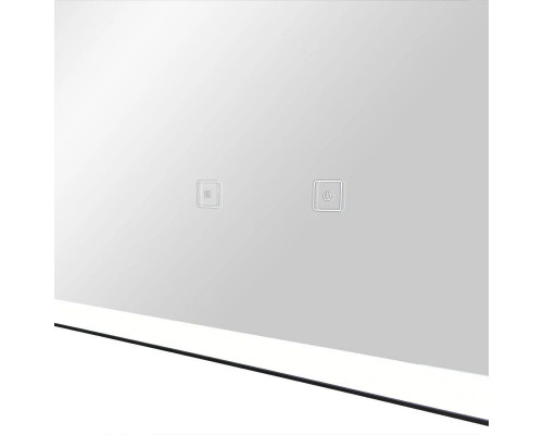 Заказать Зеркало 60х80 см Art&Max Arezzo AM-Are-600-800-DS-FC-H-Nero в магазине сантехники Santeh-Crystal.ru