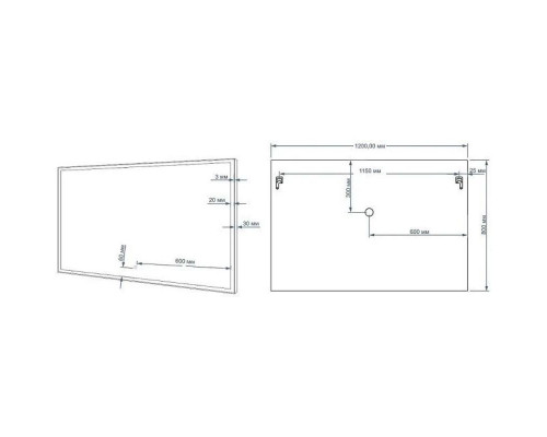 Приобрести Зеркало 120х80 см Art&Max Arezzo AM-Are-1200-800-DS-FC в магазине сантехники Santeh-Crystal.ru