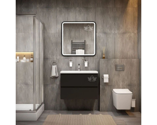 Заказать Зеркало 80х80 см Art&Max Genova AM-Gen-800-800-DS-F в магазине сантехники Santeh-Crystal.ru