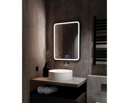 Приобрести Зеркало 60х80 см Art&Max Genova AM-Gen-600-800-S-F-MFP в магазине сантехники Santeh-Crystal.ru