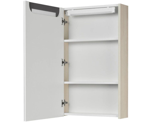 Приобрести Зеркальный шкаф 50х81 см ясень фабрик L Акватон Верди 1A195802VDAV0 в магазине сантехники Santeh-Crystal.ru