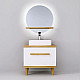 Купить Зеркало 75х75 см Jorno Simply Sim.02.75/P/W в магазине сантехники Santeh-Crystal.ru