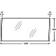 Купить Зеркало 140х65 см натуральный дуб Jacob Delafon Sherwood EB1839RU-P6 в магазине сантехники Santeh-Crystal.ru