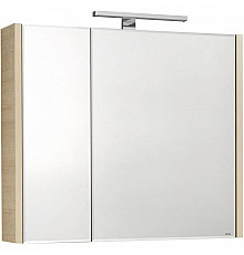 Зеркальный шкаф 76х65 см дуб верона Roca Etna 857304445