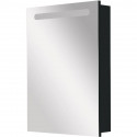 Зеркальный шкаф черный глянец 60,6х81 см R Roca Victoria Nord Black Edition ZRU9000099