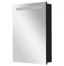 Зеркальный шкаф черный глянец 60,6х81 см R Roca Victoria Nord Black Edition ZRU9000099