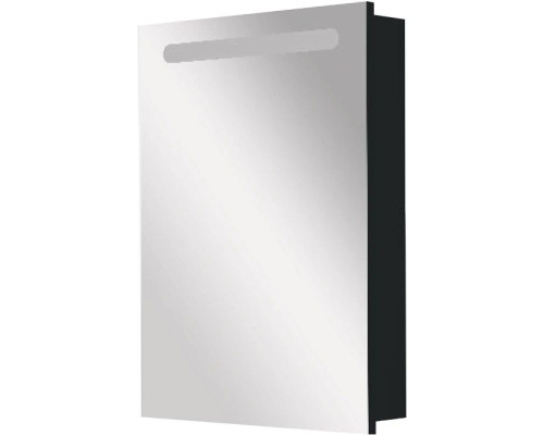 Приобрести Зеркальный шкаф черный глянец 60,6х81 см R Roca Victoria Nord Black Edition ZRU9000099 в магазине сантехники Santeh-Crystal.ru