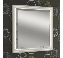 Зеркало 80х80 см белый матовый Opadiris Вегас