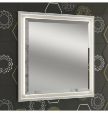 Зеркало 80х80 см белый матовый Opadiris Вегас