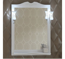 Зеркало 82х103,5 см белый матовый Opadiris Клио