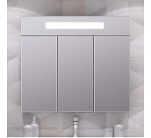 Зеркальный шкаф 91,4х80 см антрацит Opadiris Кристалл 00-00003653