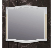 Зеркало 98х90 см белый золотая патина Opadiris Лаура Z0000007091