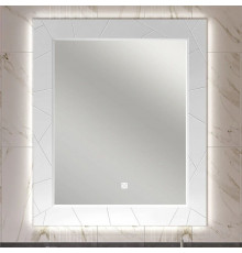 Зеркало 90х100 см белый матовый Opadiris Луиджи 00-00000522