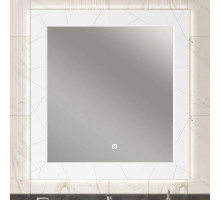 Зеркало 100х100 см белый матовый Opadiris Луиджи 00-00004259