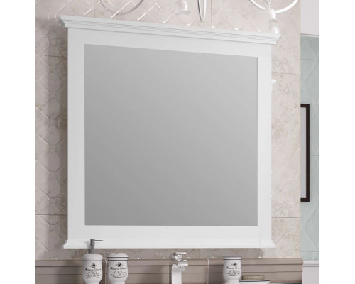 Заказать Зеркало 90х88 см белый матовый Opadiris Палермо Z0000008548 в магазине сантехники Santeh-Crystal.ru