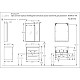 Заказать Зеркальный шкаф 60х80 см белый глянец Opadiris Арабеска 00-00005347 в магазине сантехники Santeh-Crystal.ru
