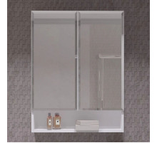 Зеркальный шкаф 61х80 см белый Opadiris Фреш