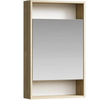 Зеркальный шкаф 50х80 см дуб балтийский L/R Aqwella City SIT0405DB
