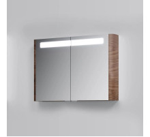 Зеркальный шкаф 100х70 см орех Am.Pm Sensation M30MCX1001NF