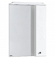 Зеркальный шкаф 60х85 см белый глянец R Акватон Лиана 1A162702LL01R