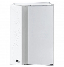 Зеркальный шкаф 60х85 см белый глянец L Акватон Лиана 1A162702LL01L