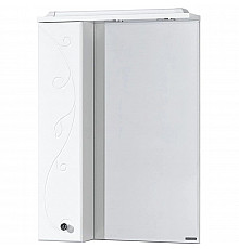 Зеркальный шкаф 65х85 см белый глянец L Акватон Лиана 1A166202LL01L