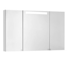 Зеркальный шкаф 120х75 см белый глянец Акватон Мадрид 1A113402MA010