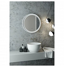 Зеркало 60х60 см Art&Max Napoli AM-Nap-600-DS-F-White