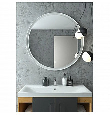 Зеркало 100х100 см Art&Max Napoli AM-Nap-1000-DS-F-White