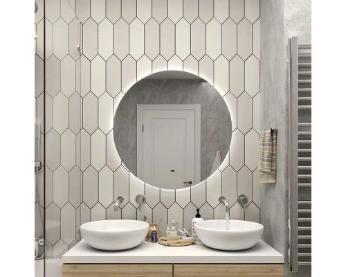 Купить Зеркало 100х100 см Art&Max Sanremo AM-San-1000-DS-F в магазине сантехники Santeh-Crystal.ru