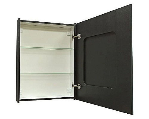 Купить Зеркальный шкаф 60х80 см черный матовый Art&Max Techno AM-Tec-600-800-1D-DS-F-Nero в магазине сантехники Santeh-Crystal.ru