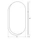 Купить Зеркало 65х124 см графит Evoform Double BY 0313 в магазине сантехники Santeh-Crystal.ru