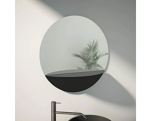 Заказать Зеркало 70х70 см черный Evoform Shadow BY 0562 в магазине сантехники Santeh-Crystal.ru