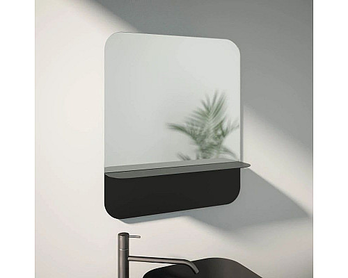 Приобрести Зеркало 60х70 см черный Evoform Shadow BY 0552 в магазине сантехники Santeh-Crystal.ru