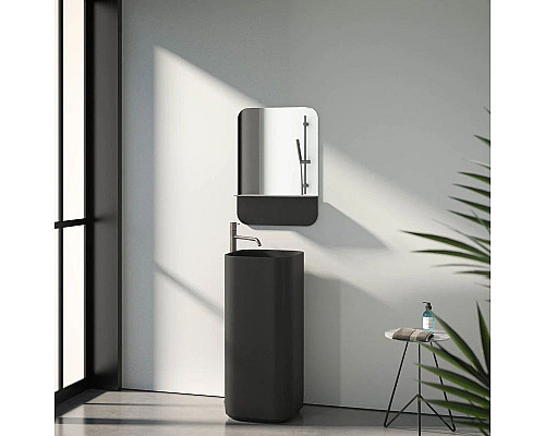 Заказать Зеркало 50х70 см черный Evoform Shadow BY 0551 в магазине сантехники Santeh-Crystal.ru